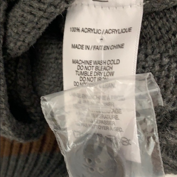 New |  Button Up Athletic Stripe Cardigan - Picture 9 of 11